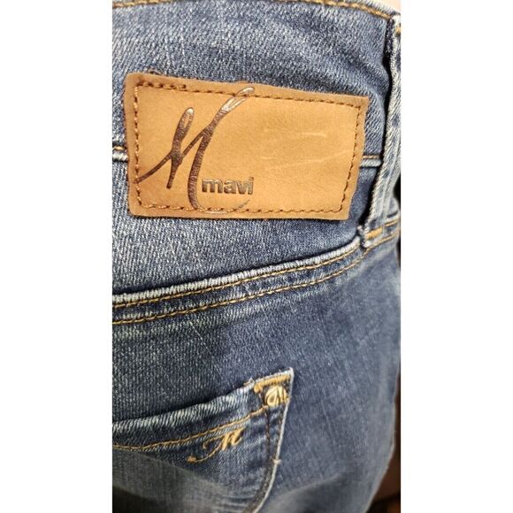 Mavi Jeans Sample New Fit Denim, Split Hem, Blue Medium Wash Size 27 /33 NWT - Picture 4 of 9